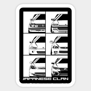 Civic crew Sticker